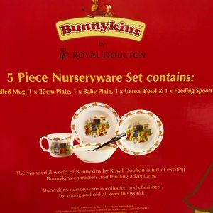 ROYAL DOULTON/Bunnykins/NWOT/5 piece set